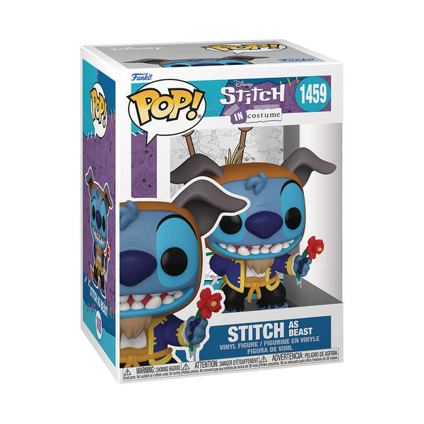 Figura de vinilo de la bestia del disfraz de Stitch de Disney Pop