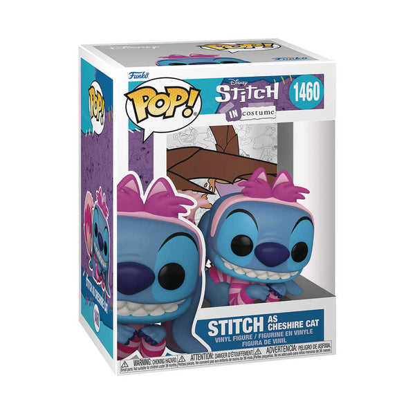 Figura de vinilo de Cheshire con disfraz de Stitch de Disney Pop