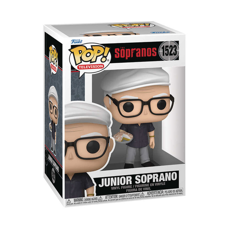 Figura de vinilo del tío Junior de Los Soprano de Pop TV