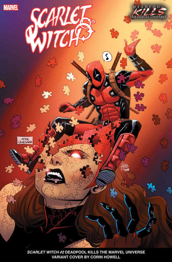 Scarlet Witch #2 Corin Howell Deadpool mata a la variante del Universo Marvel