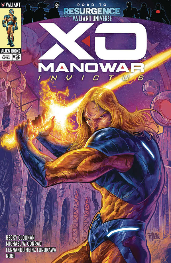 XO Manowar Invictus #3 (De 4) Portada A Fajardo