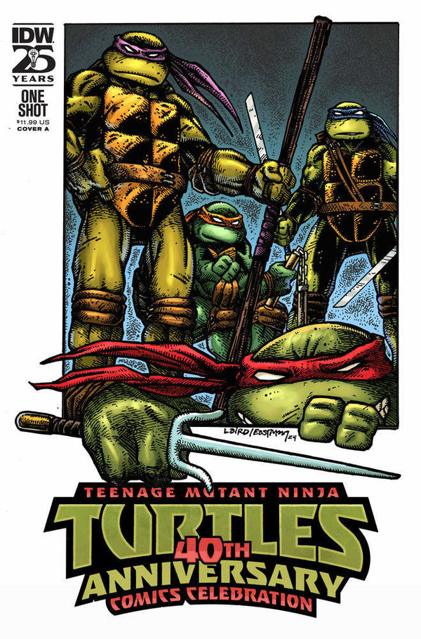 Teenage Mutant Ninja Turtles: 40th Anniversary Comics Celebration Cover A (Laird & Eastman)