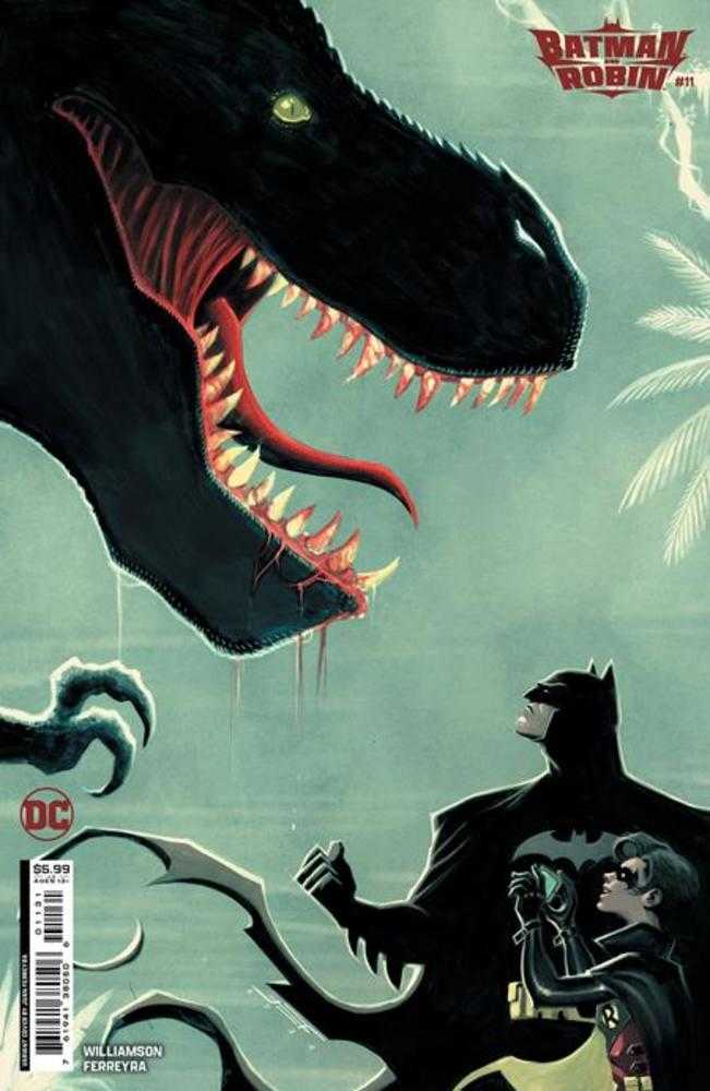 Batman y Robin n.° 11, portada B, variante de cartulina de Juan Ferreyra