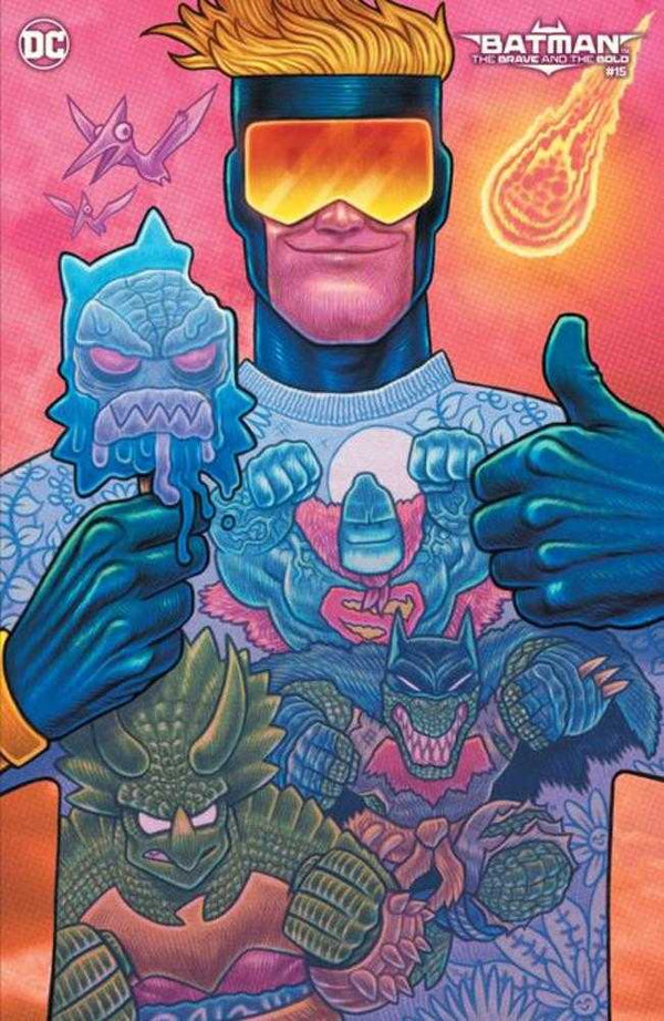 Batman el valiente y audaz n.° 15, portada C, variante de Dan Hipp