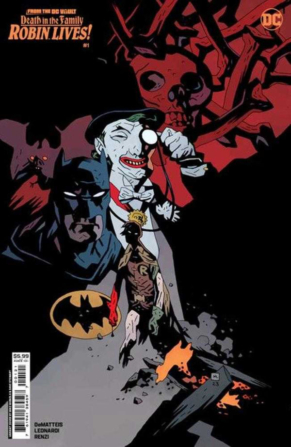 De The DC Vault Muerte en la familia Robin Lives #1 Portada B Variante de cartulina de Mike Mignola