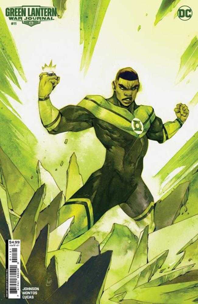 Diario de guerra de Green Lantern n.º 11, portada B, variante de cartulina Chuma Hill