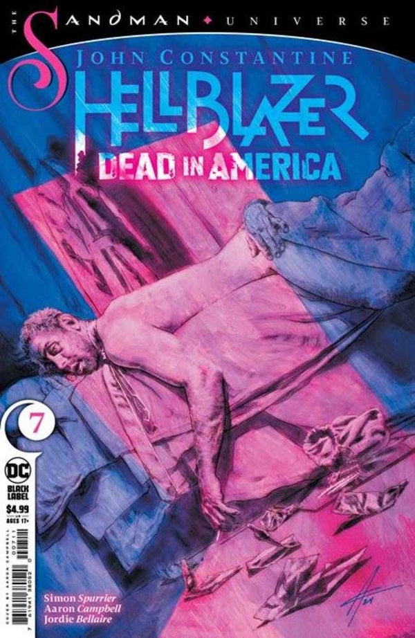 John Constantine Hellblazer Dead In America #7 (de 11) Portada A Aaron Campbell (Maduro)