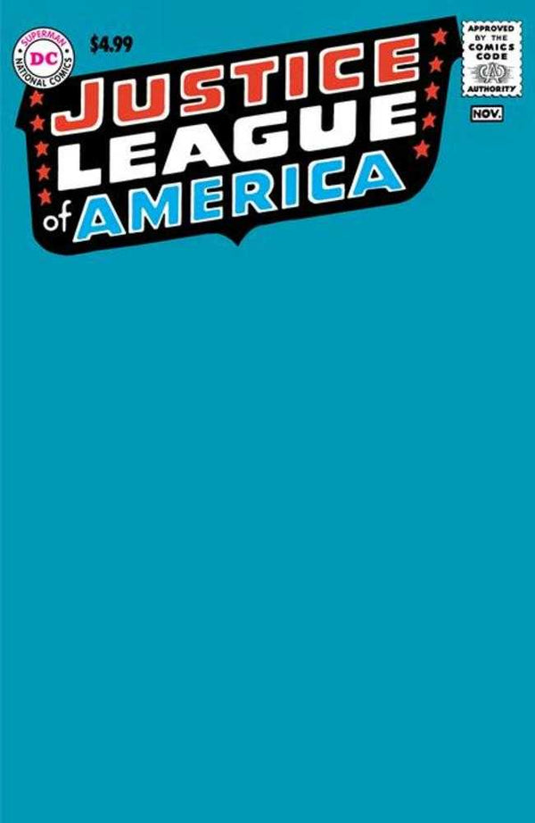 Justice League Of America #1 Facsimile Edition Cover C Blank Variant