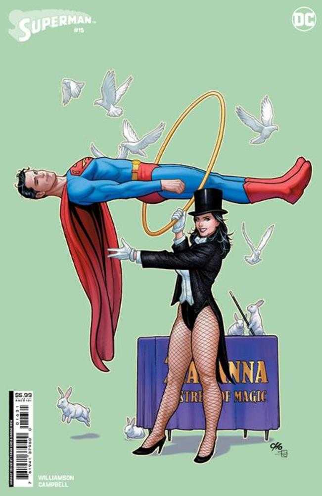 Variante de cartulina de Frank Cho de Superman n.° 16 (Absolute Power)