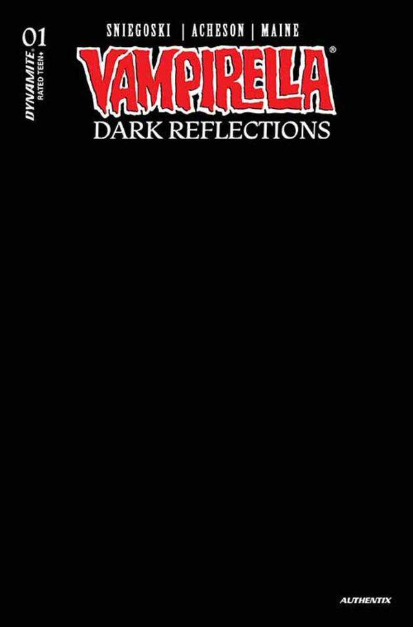 Vampirella Dark Reflections #1 Cover X Foc Black Blank