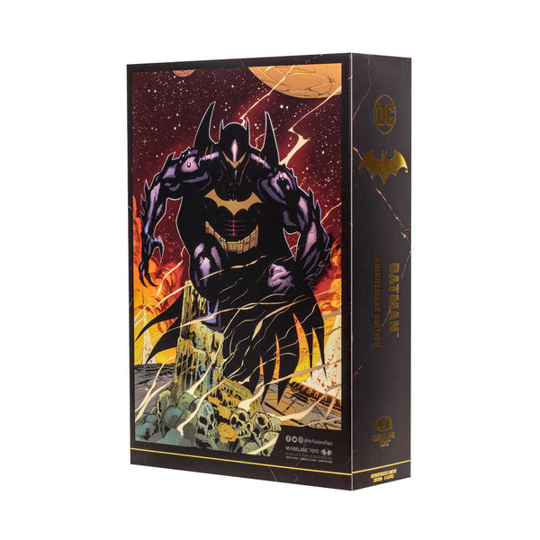 Figura de Batman Hellbat Knightmare Gold Label de 7" de DC Multiverse