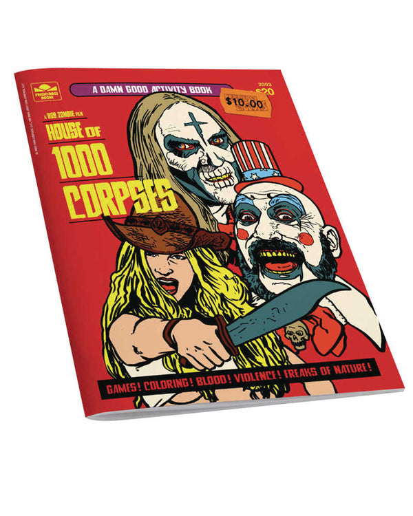 Libro de actividades La casa de los 1000 cadáveres de Fright Rags