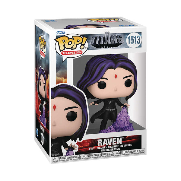 Figura de vinilo de Raven de la temporada 1 de Pop TV Titans