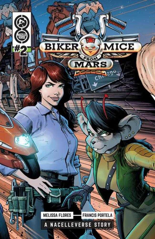 Biker Mice From Mars #2 (de 3) Portada de Dustin Weaver