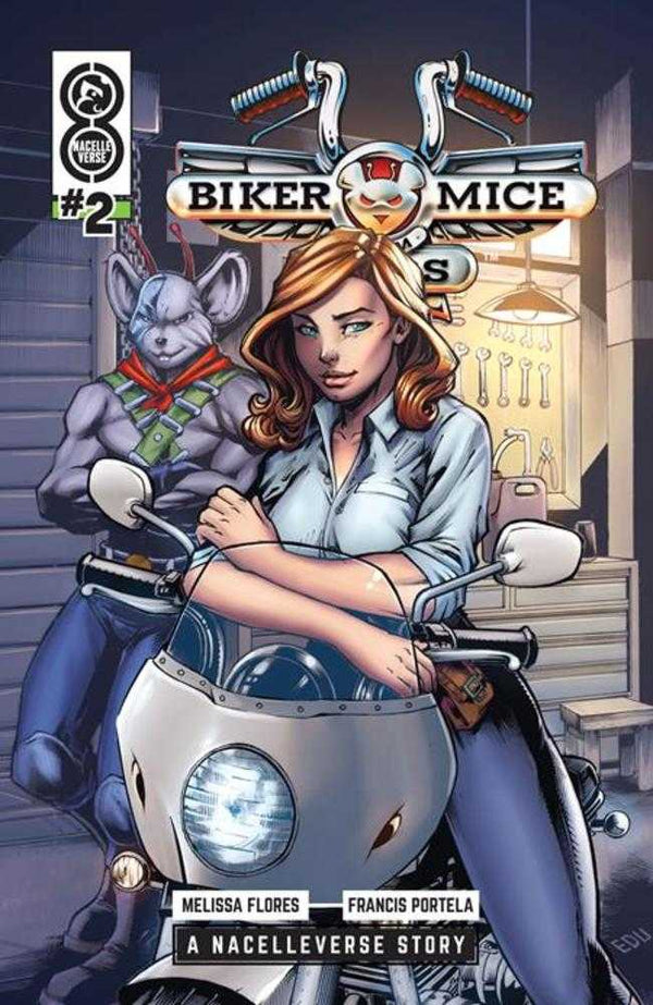 Biker Mice From Mars #2 (de 3) Portada C Edu Souza y Ben Hunzeker Variante