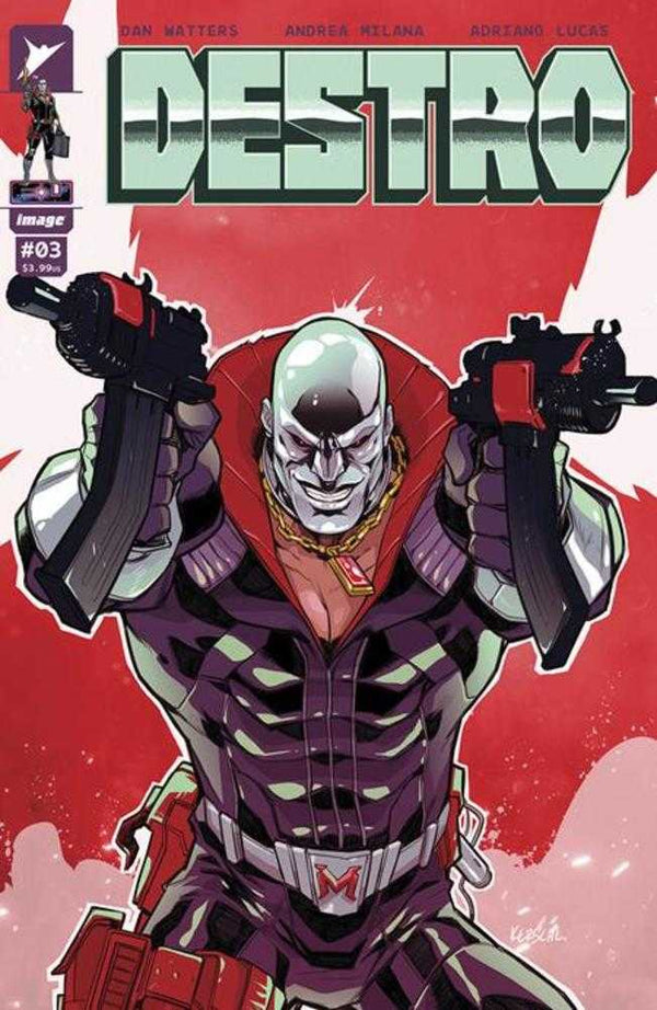 Destro #3 (de 5) Portada B Variante de Karl Kerschl