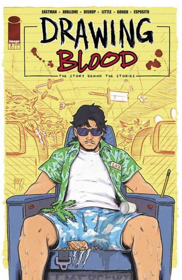 Drawing Blood #5 (de 12) Portada B Variante de Ben Bishop