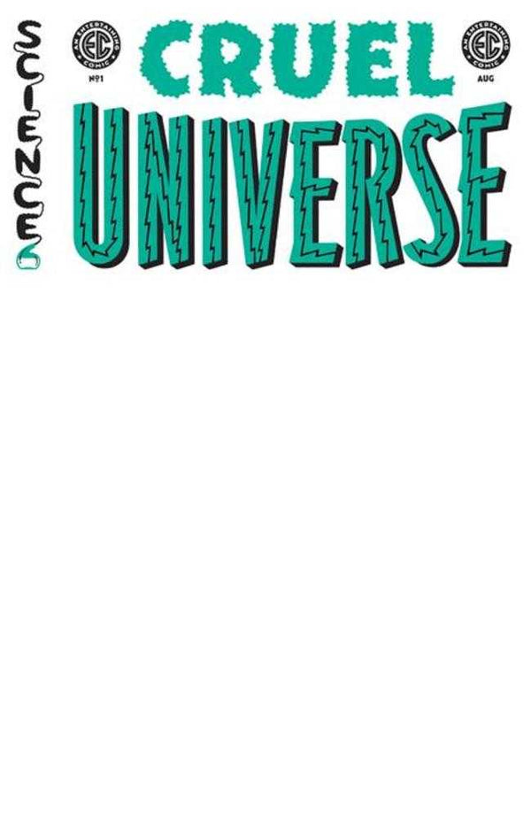 EC Cruel Universe #1 (de 5) Portada E Boceto en blanco Variante (para adultos)