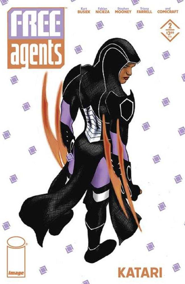 Agentes libres n.° 2, portada B, variante de Kevin Maguire