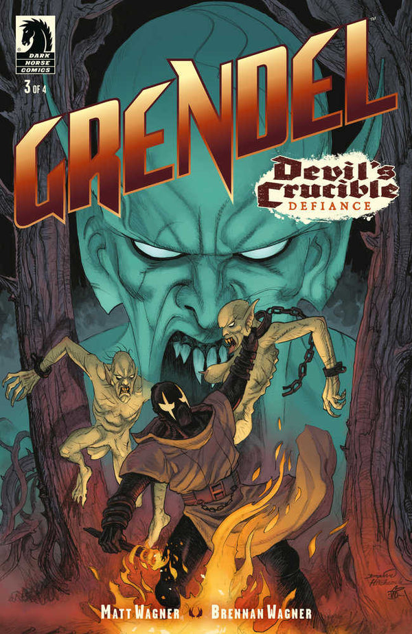 Grendel: El crisol del diablo - Defiance #3 (Portada B) (David Hitchcock)