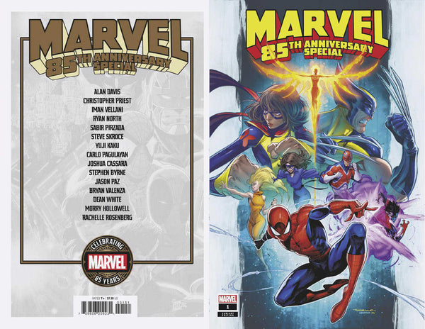 Especial n.° 1 del 85.° aniversario de Marvel, variante de Iban Coello