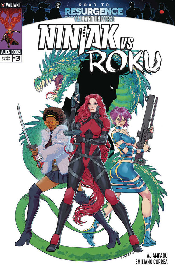 Ninjak vs Roku #3 (de 4) Portada A Ortiz