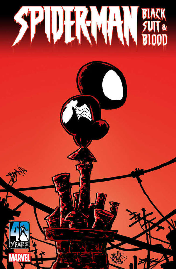 Spider-Man: Traje negro y sangre n.° 1 Skottie Young Variante