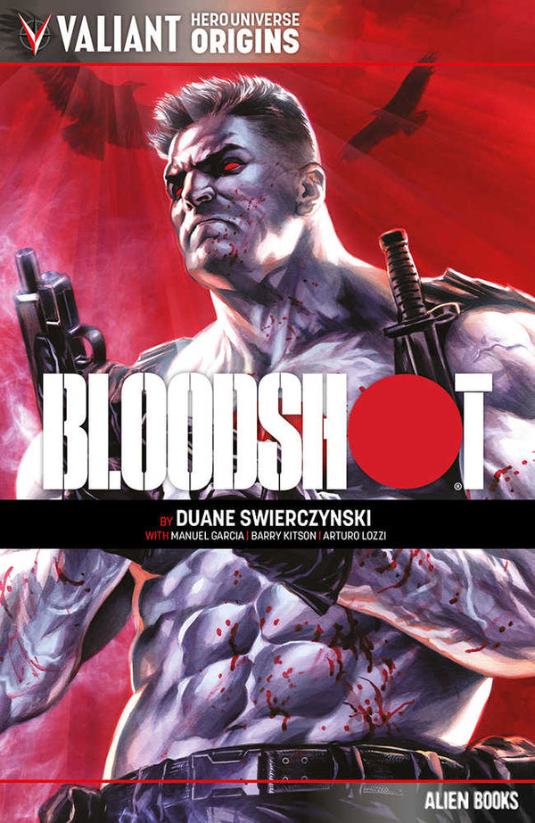 Orígenes del héroe del universo valiente Bloodshot TPB