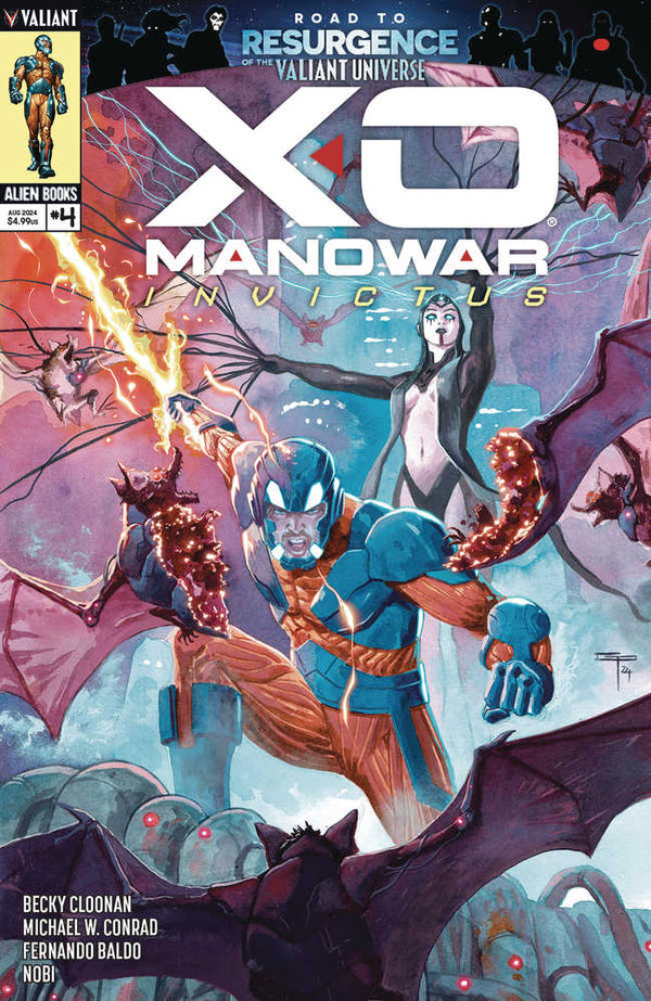 XO Manowar Invictus #4 (de 4) Portada A Peralta