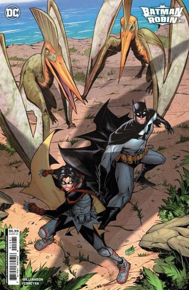 Batman y Robin n.° 12, portada C, Travis Mercer, variante de cartulina