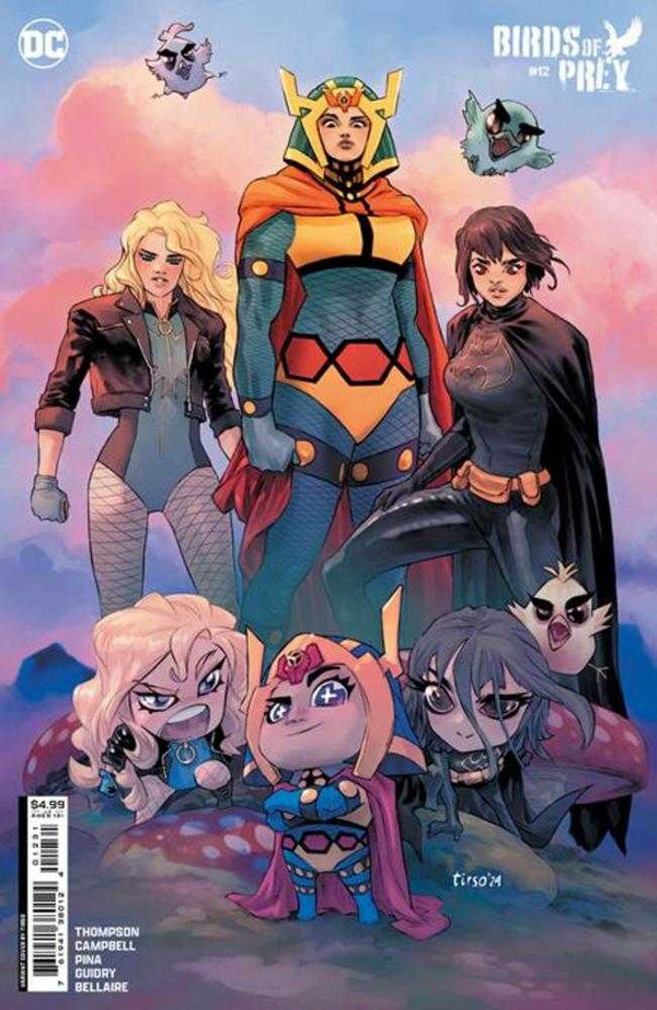 Birds Of Prey #12 Couverture B Tirso Cons Variante en papier cartonné