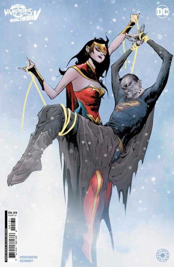 DC vs Vampires World War V #1 (de 12) Portada C Variante de cartulina de Jae Lee