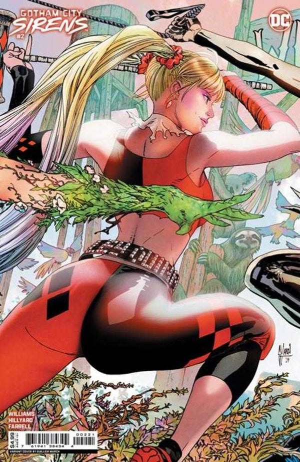 Gotham City Sirens #2 (de 4) Portada D Variante de cartulina de conexión de Guillem March