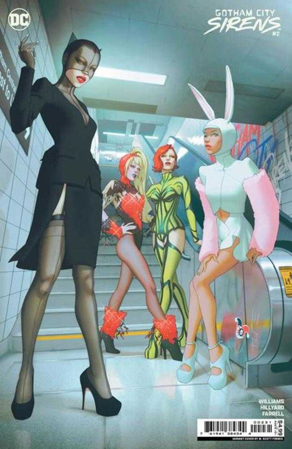 Gotham City Sirens #2 (Of 4) Cover B W Scott Forbes Card Stock Variant