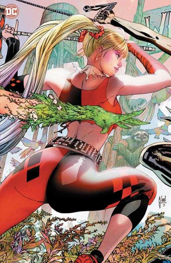 Gotham City Sirens #2 (de 4) Portada E Variante de brillo prismático conectado de Guillem March