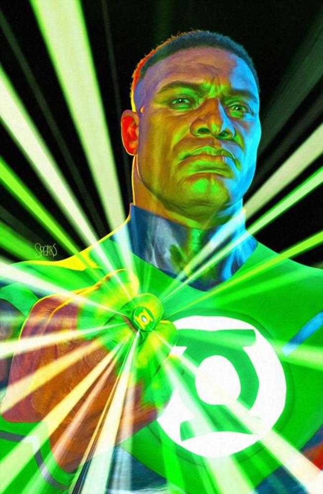 Diario de guerra de Green Lantern n.º 12, portada B, variante de cartulina de Mark Spears