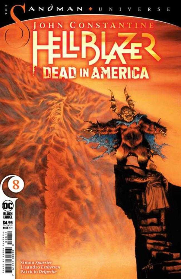 John Constantine Hellblazer Dead In America #8 (de 11) Portada A Aaron Campbell (Maduro)