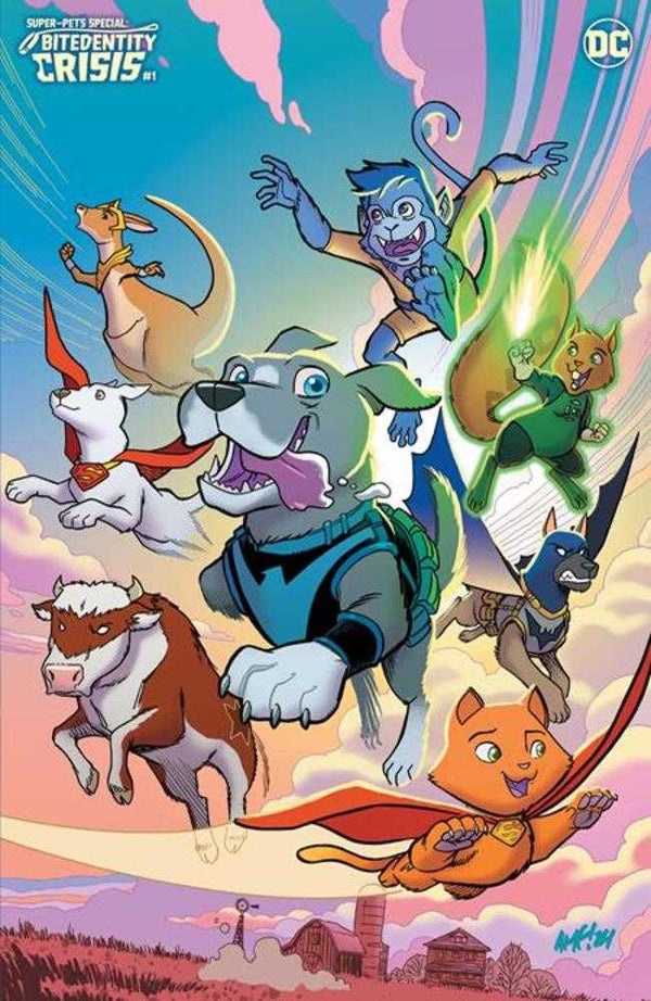 Super-Pets Special Bitedentity Crisis #1 (One Shot) Portada C Variante de cartulina Tony Fleecs