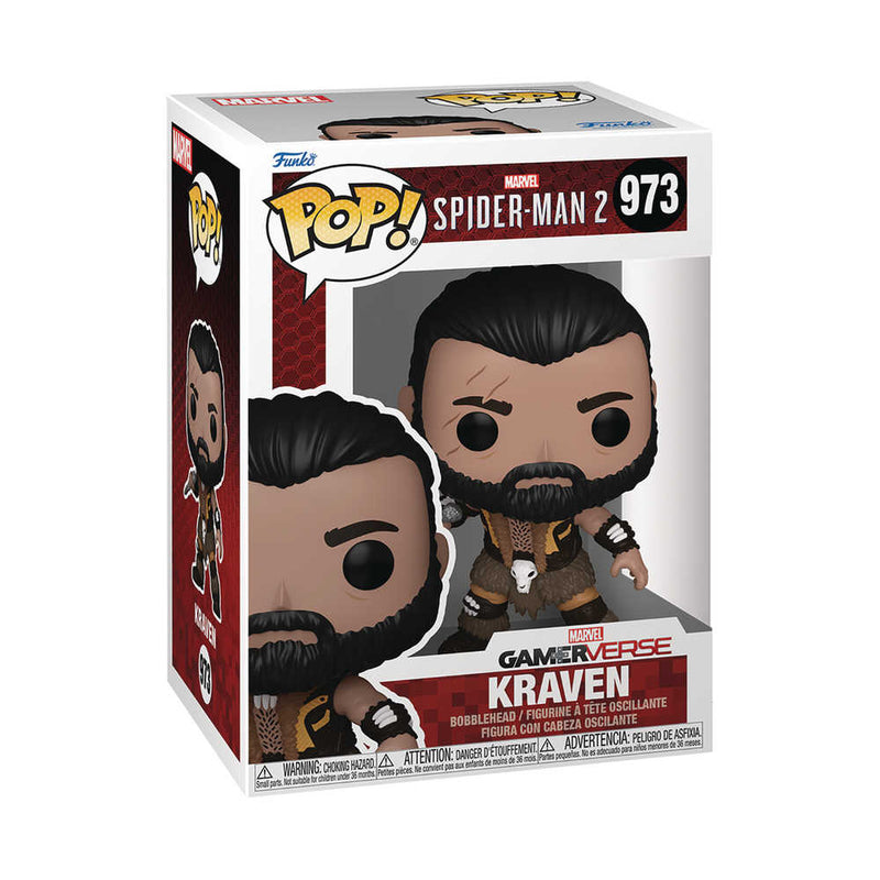 Figura de vinilo de Kraven de Spider-Man 2 de Pop Games