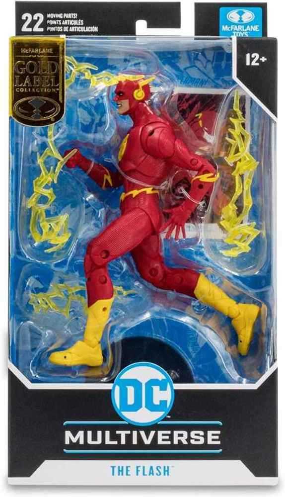 Figura de acción de 7 pulgadas con etiqueta dorada de Wally West de DC Multiverse The Flash: Dawn of DC