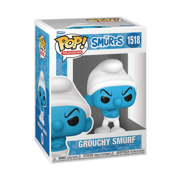 Pop TV Smurfs Grouchy Smurf Vinyl Figure