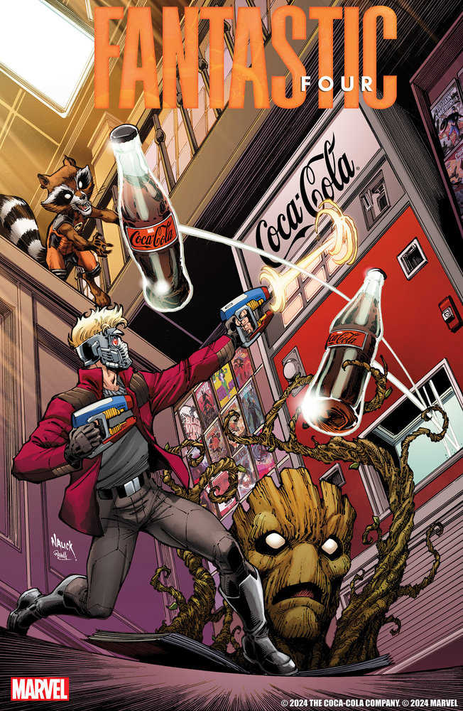 Los Cuatro Fantásticos n.° 24 Todd Nauck Marvel &amp; Coca-Cola Variant