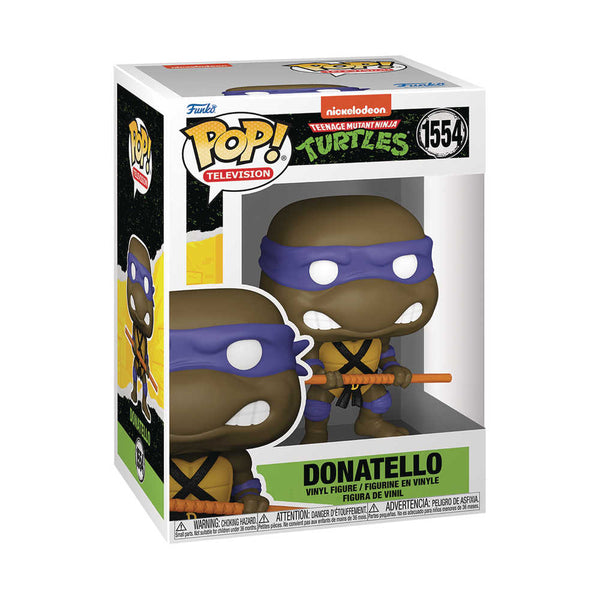 Figura de vinilo Donatello de la temporada 4 de las Tortugas Ninja mutantes adolescentes de Pop TV