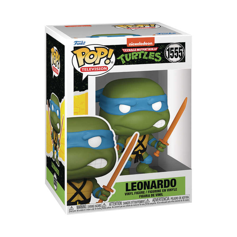 Figura de vinilo Leonardo de la temporada 4 de las Tortugas Ninja Adolescentes Mutantes de Pop TV