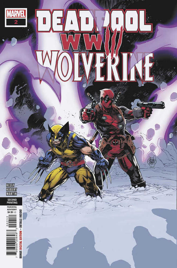 Deadpool y Wolverine: Wwiii #2 Adam Kubert Segunda variante de impresión