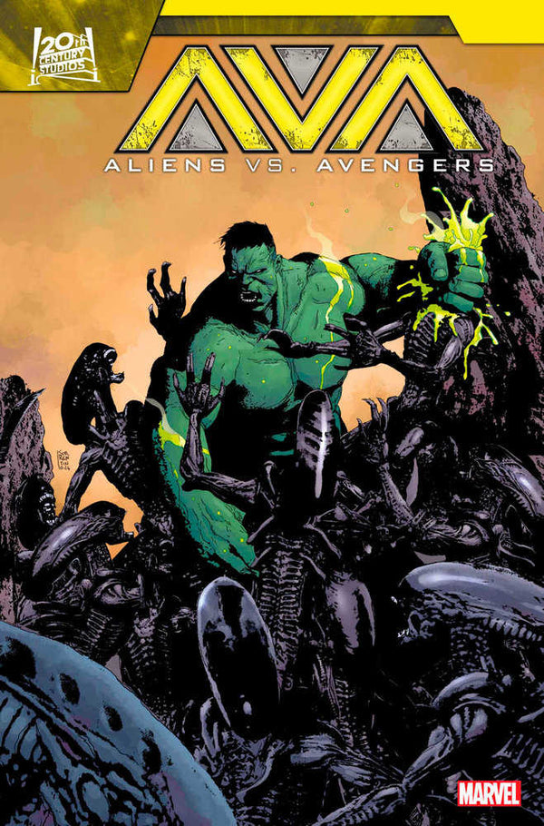 Aliens vs. Avengers #2 Variante de Andrea Sorrentino