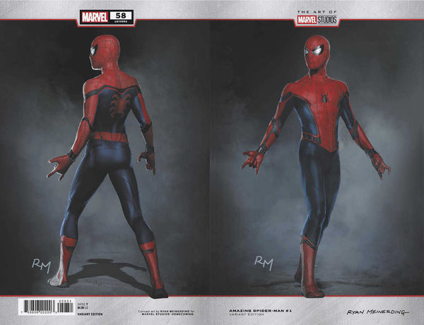 Amazing Spider-Man #58 Ryan Meinerding Wraparound Marvel Studios Variant