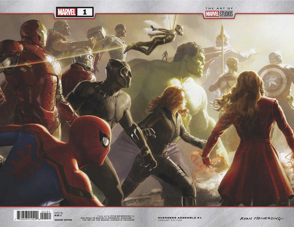 Avengers Assemble #1 Ryan Meinerding Wraparound Marvel Studios Variant