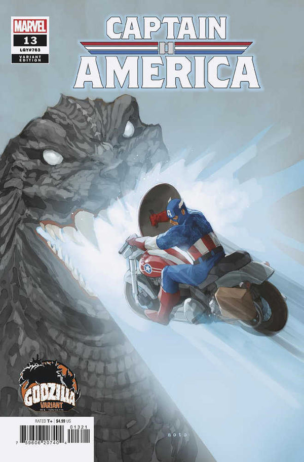 Capitán América #13 Phil Noto Godzilla Variante