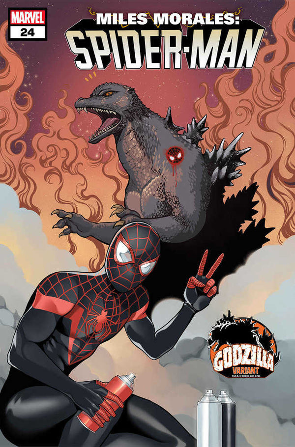 Miles Morales: Spider-Man #24 Romy Jones Godzilla Variante